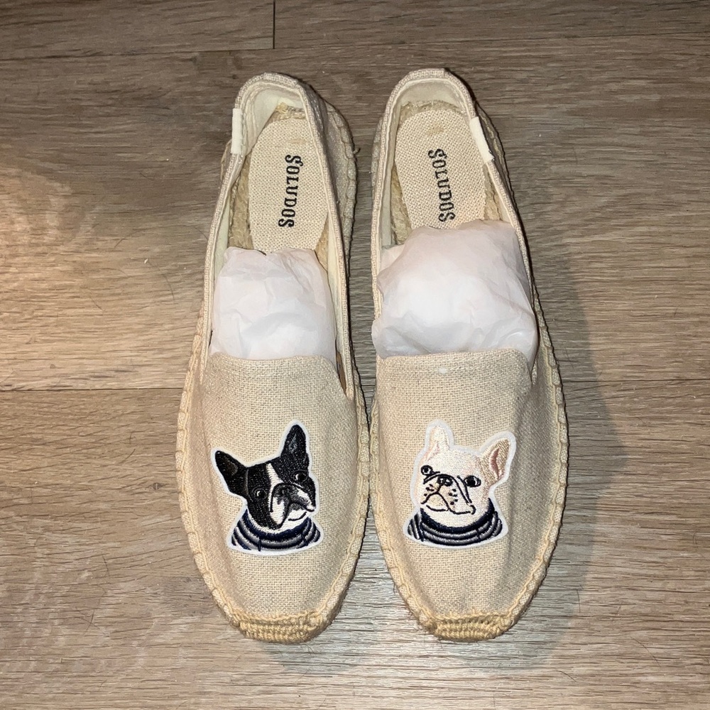 SOLUDOS Sand Teddy & Gigi Smoking Slip On Shoes Size:8
